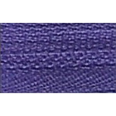 Молния пласт. юбочная №3, 18см, цв. 186 фиолетовый
