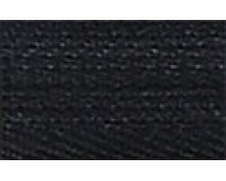 Молния пласт. юбочная с кордом №3, 25см, цв. 310 черный