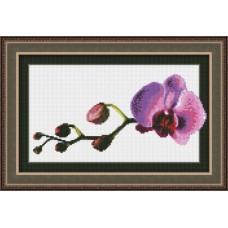 Набор для вышивания 'Юнона' арт.0108 'Маленькая орхидея' 23,5х14,5см