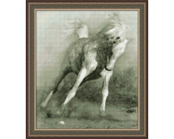 Набор для вышивания 'Юнона' арт.0111 'Белый конь' 28х32см