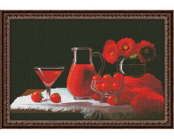 Набор для вышивания 'Юнона' арт.0115 'Красный натюрморт' 37х24,5см