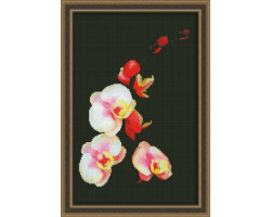 Набор для вышивания 'Юнона' арт.0118 'Розовая орхидея' 20х31см