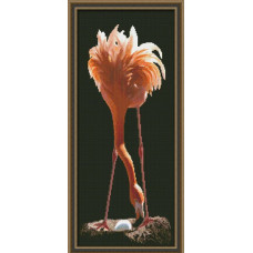 Набор для вышивания 'Юнона' арт.0121 'Фламинго' 19х45см