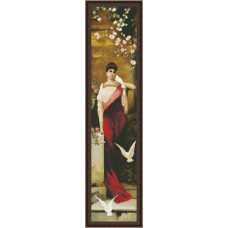 Набор для вышивания 'Юнона' арт.0301 'Женщина с голубями' 16х75см
