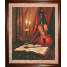 Набор для вышивания 'Юнона' арт.0702 'Соло для скрипки' 28х34см