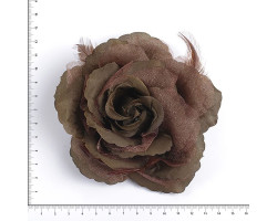 Украшение цветок арт. D01251 цв. 32 d-13 см