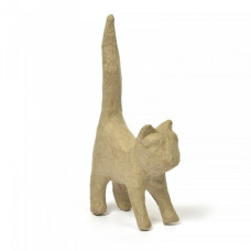 Фигурка из папье-маше Decopatch арт.DP AP129, объемная, мини, кошка/дл хвост, 9,3*3,5*16,5 см