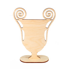 Форма для декора арт.DZ00017 'Ампирная ваза' (фанера) 135х180 мм