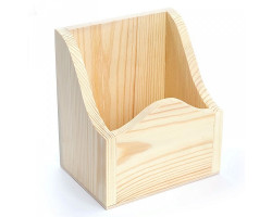 Заготовка деревянная арт.БН.303 Коробка под специи 13,5х9,5х13,5 (сосна)