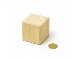 Заготовка деревянная арт.БН.К0001.5 Кубик 50х50х50 мм (сосна)