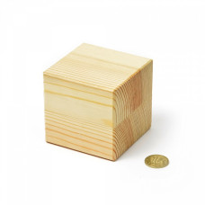 Заготовка деревянная арт.БН.К0001.7 Кубик 70х70х70 мм (сосна)