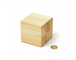Заготовка деревянная арт.БН.К0001.7 Кубик 70х70х70 мм (сосна)